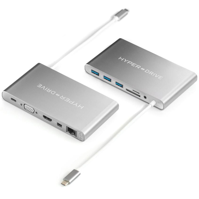 Cáp Chuyển Đổi  HyperDrive USB-C Ultimate 11-in-1 (GN30-GRAY)
