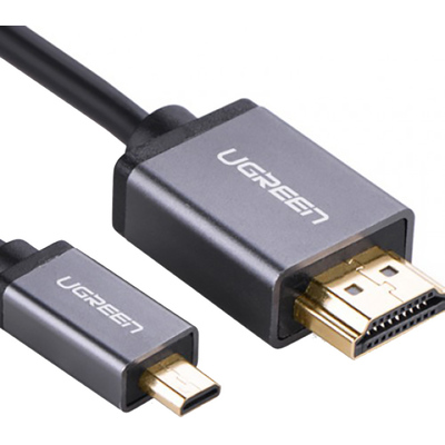 Cáp Chuyển Đổi UGreen microHDMI To HDMI Chiều Dài 1.5 Mét (30145)