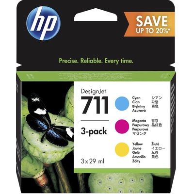 Mực In HP 711 29ml CMY Ink Crtg 3-Pack (P2V32A)