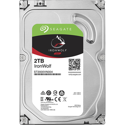 Ổ Cứng HDD 3.5" Seagate IronWolf 2TB NAS SATA 5900RPM 64MB Cache (ST2000VN004)