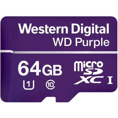 Thẻ Nhớ Western Digital Purple 64GB microSDHC UHS-I Class 10 (WDD064G1P0A)