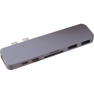 Thiết Bị Chuyển Đổi HyperDrive USB-C DUO 7-in-2 (GN28B-GRAY)