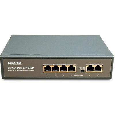 Thiết Bị Chuyển Mạch Aptek 4-Port 10/100Mbps PoE Switch (SF1042P)