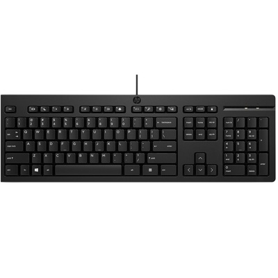 Bàn phím Laptop HP 125 Wired Keyboard - Black (266C9AA)