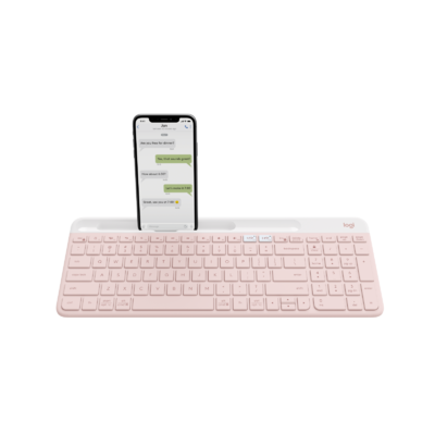 Bàn Phím Logitech K580 Slim Multi-Device Wireless - Rose (920-011329)