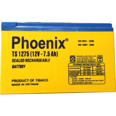 Bình Ắc Quy Phoenix TS1275 (12V 7.5Ah)