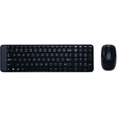 Bộ Bàn Phím Chuột Logitech Wireless MK220 (920-003235)