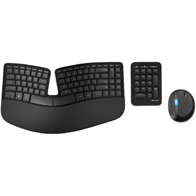 Bộ Bàn Phím Chuột Microsoft Không Dây Sculpt Ergonomic Desktop (L5V-00027)