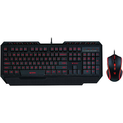 Bộ Bàn Phím Chuột Rapoo Cổng USB V100S - Black