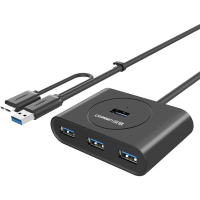 Bộ Chia UGreen 4 Cổng USB 3.0 Hỗ Trợ OTG Cao Cấp (20292)