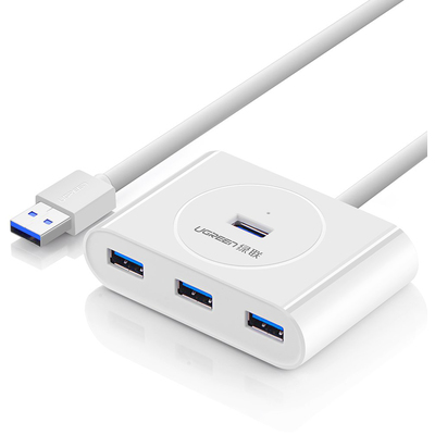 Bộ Chia UGreen USB 3.0 Ra 4 Cổng Dài 80cm (20283)