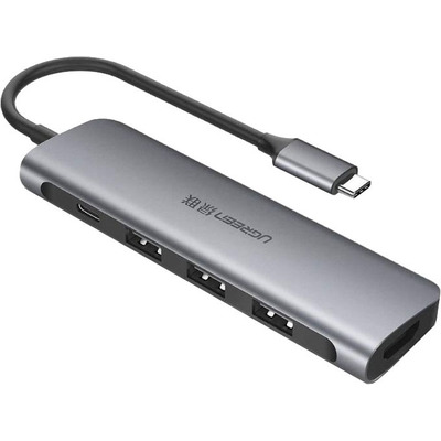 Bộ Chia UGreen USB Type-C To HDMI + 3 Cổng USB 3.0 + USB Type-C (50209)