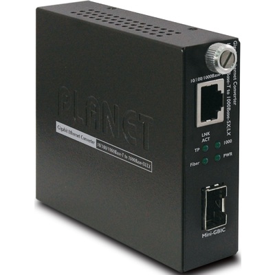 Bộ Chuyển Đổi Quang Điện Planet 10/100/1000TX To 1000FX Smart Media Converter (GST-805A)