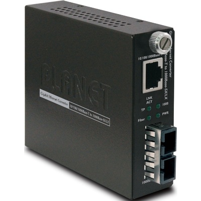 Bộ Chuyển Đổi Quang Điện Planet 10/100/1000TX To 1000LX Smart Gigabit Converter (GST-802S)