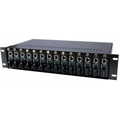 Bộ Chuyển Đổi Quang Điện WinTop 14-Slots Unmanaged Media Converter Chassis (YT-81/4-2A)