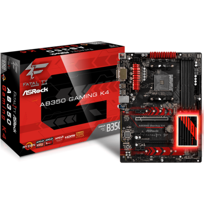 Bo Mạch Chủ ASRock Fatal1ty AB350 Gaming K4