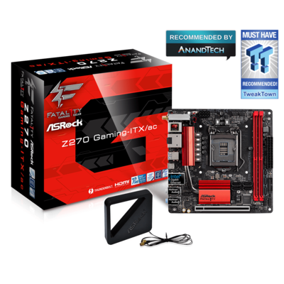 Bo Mạch Chủ ASRock Fatal1ty Z270 Gaming-ITX/ac
