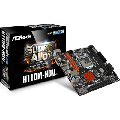 Bo Mạch Chủ ASRock H110M-HDV R3.0