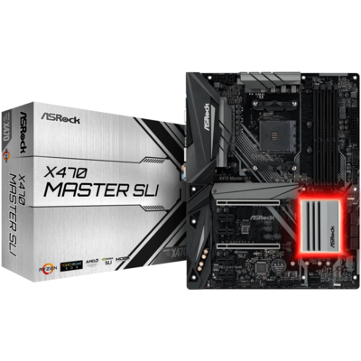 Bo Mạch Chủ ASRock X470 Master SLI (Socket AM4)