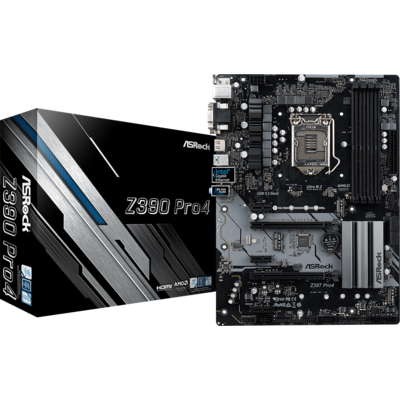 Bo Mạch Chủ ASRock Z390 Pro4 - Socket LGA1151 (90-MXB6T0-A0UAYZ)