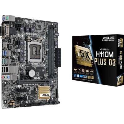 Bo Mạch Chủ Asus H110M-Plus D3 (Socket LGA1151)