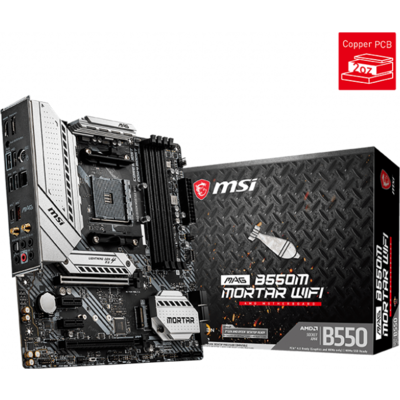 Bo Mạch Chủ MSI MAG B550M MORTAR WIFI (Socket AM4)