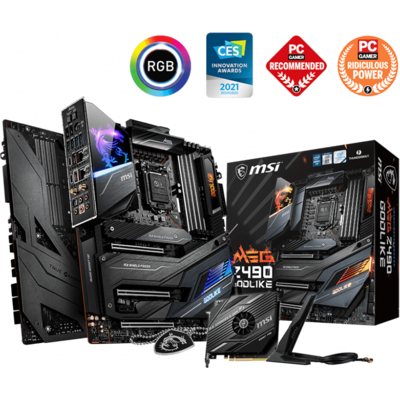 Bo Mạch Chủ MSI MEG Z490 GODLIKE (Intel Z490, Socket 1200, 4 DIMM, E-ATX)