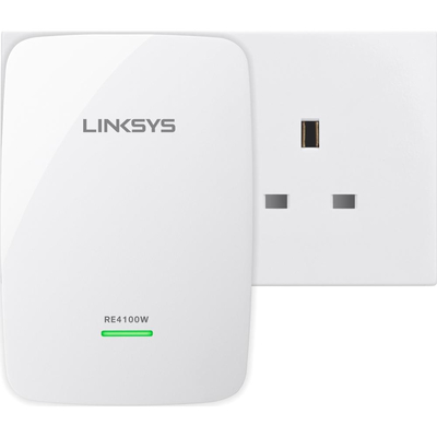 Bộ Mở Rộng Sóng Wifi Linksys RE4100W-SG (N600)