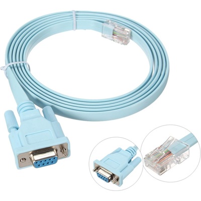 Cáp Chuyển Đổi Cisco RJ45 Cat5 To RS-232 DB9 8 Mét