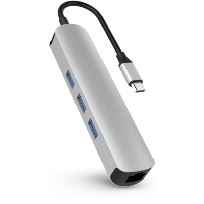 Cáp Chuyển Đổi  HyperDrive USB-C  4K HDMI 6-in-1 (GN233B-SILVER)
