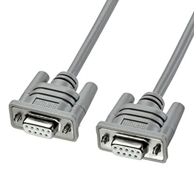 Cáp Chuyển Đổi Sanwa Supply RS-232C Cable (Cross), 9.8 ft (3m), Light Gray (KRS-403XF3K2)