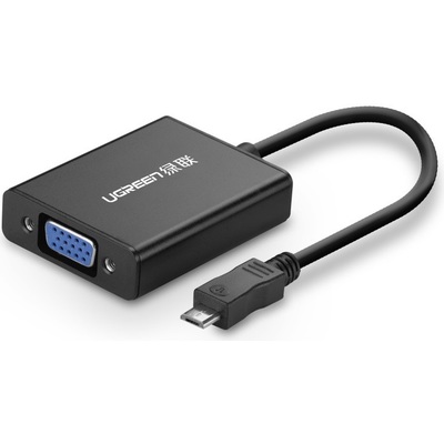 Cáp Chuyển Đổi UGreen MHL MicroUSB 5-PIN To VGA (40230)