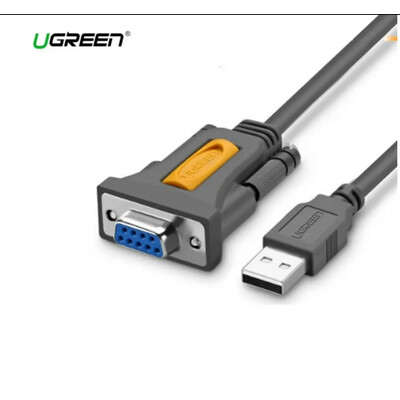Cáp Chuyển Đổi UGreen USB 2.0 To RS232 DB9 1.5m (20201)