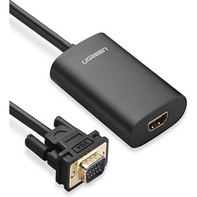 Cáp Chuyển Đổi UGreen VGA To HDMI + Audio (40264)