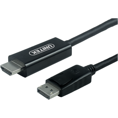 Cáp Chuyển Đổi Unitek DisplayPort To HDMI 1.8 Mét (Y-C5118CA)