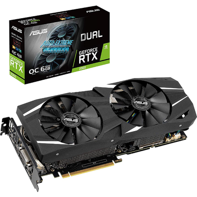 Card Màn Hình Asus Dual GeForce RTX 2060 OC Edition 6GB GDDR6 (DUAL-RTX2060-O6G)