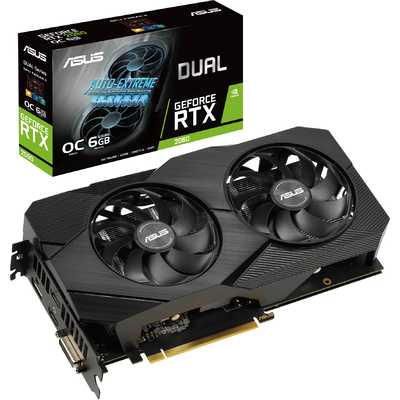 Card Màn Hình Asus Dual GeForce RTX 2060 OC Edition EVO 6GB GDDR6 (DUAL-RTX2060-O6G-EVO)