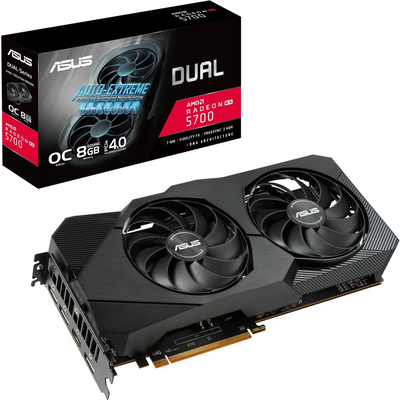 Card Màn Hình Asus Dual Radeon RX 5700 EVO OC Edition 8GB GDDR6 (DUAL-RX5700-O8G-EVO)