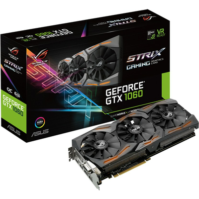 Card Màn Hình Asus ROG Strix GeForce GTX 1060 6GB GDDR5 (STRIX-GTX1060-6G-GAMING)