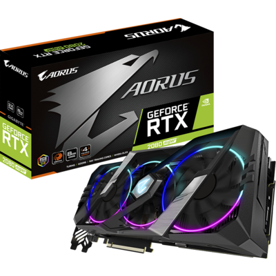 Card Màn Hình Gigabyte AORUS GeForce RTX 2080 Super 8GB GDDR6 (GV-N208SAORUS-8GC)