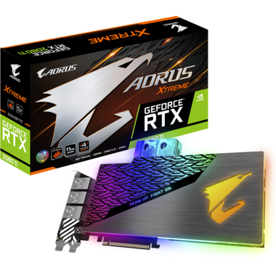 Card Màn Hình Gigabyte AORUS GeForce RTX 2080 Ti XTreme WaterForce WB 11GB GDDR6 (N208TAORUSX WB-11GC)