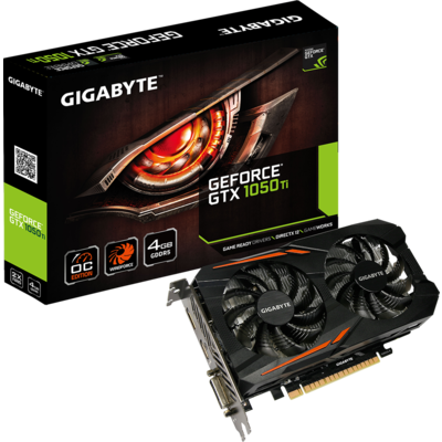 Card Màn Hình Gigabyte GeForce GTX 1050 Ti OC 4GB GDDR5 (GV-N105TOC-4GD)