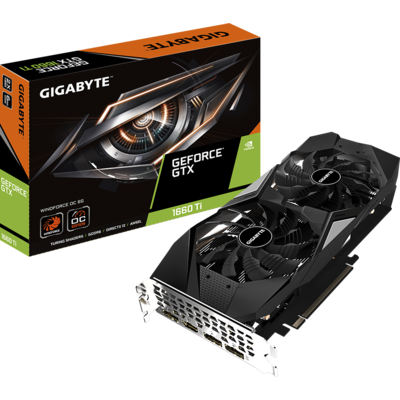Card Màn Hình Gigabyte GeForce GTX 1660 Ti WindForce OC 6GB GDDR6 (GV-N166TWF2OC-6GD)