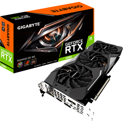 Card Màn Hình Gigabyte GeForce RTX 2060 Gaming OC 6GB GDDR6 (GV-N2060GAMING OC-6GD)