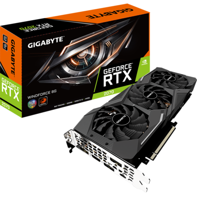 Card Màn Hình Gigabyte GeForce RTX 2070 WindForce 8GB GDDR6 (GV-N2070WF3-8GC)