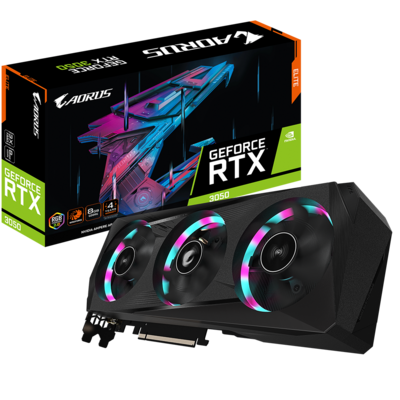 Card Màn Hình Gigabyte GeForce RTX 3050 AORUS ELITE 8G 3 Fan (N3050AORUS E-8GD)