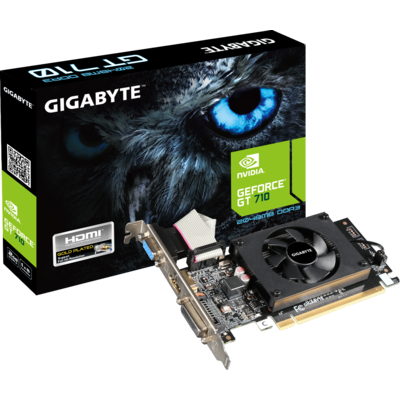 Card Màn Hình Gigabyte NVIDIA GeForce GT 710 2GB DDR3 (GV-N710D3-2GL)