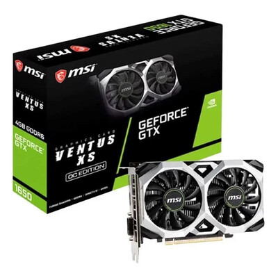 Card Màn Hình MSI GeForce GTX 1650 D6 4GB VENTUS XS OCV1