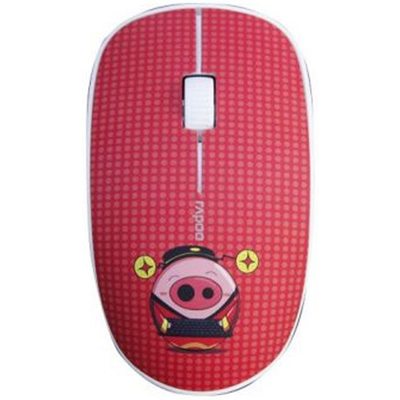 Chuột Rapoo Không Dây M200 Silent - Red (18683)