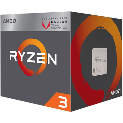 CPU Máy Tính AMD Ryzen 3 2200G 4C/4T 3.50GHz Up to 3.70GHz/4MB Cache/Radeon Vega 8/Socket AMD AM4